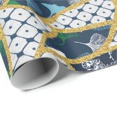 Papier Cadeau Papier d'emballage Kintsugi (Coin rond)