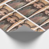 Papier Cadeau papier d'emballage lama (Coin)