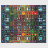 Papier Cadeau Papier d'emballage léger de tache lumineuse (Plat)