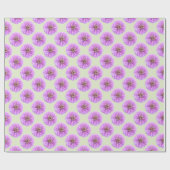 Papier Cadeau Papier d'emballage - Lilac Zinnia (Plat)