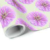 Papier Cadeau Papier d'emballage - Lilac Zinnia (Coin rond)