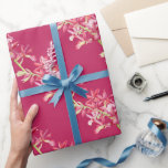 Papier Cadeau Papier d'emballage mariage à l'aquarelle rouge orc<br><div class="desc">Aquarelle botanique peinte à la main Phaiocalanthe fleurs d'orchidées rouges du côté du parc répéter papier cadeau motif. D'autres articles correspondants sont disponibles. © Couleur d'aquarelle d'origine par Sarah Trett pour www.mylittleeden.com sur Zazzle.</div>