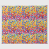 Papier Cadeau Papier d'emballage Mat multicolore (Plat)