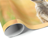 Papier Cadeau Papier d'emballage mignon de Meerkat (Coin rond)