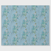 Papier Cadeau Papier d'emballage mignon d'ours blanc (Plat)