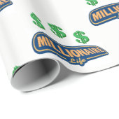 Papier Cadeau Papier d'emballage Millionaire (Coin rond)