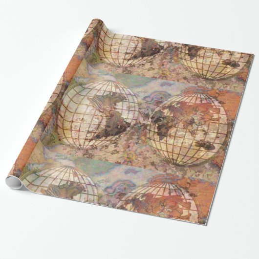 Papier Cadeau Papier d'emballage mondial (Déroulé)