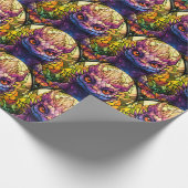 Papier Cadeau Papier d'emballage Monster Art (Coin)