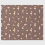 Papier Cadeau Papier d'emballage motif Ballerina (Plat)