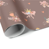 Papier Cadeau Papier d'emballage motif Ballerina (Coin rond)