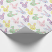 Papier Cadeau Papier d'emballage motif de lapin de Pâques (Coin)