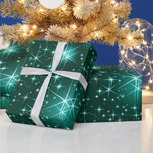 Papier Cadeau papier d'emballage motif de noël Star (Vacances)