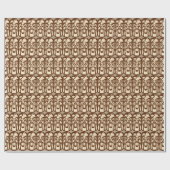 Papier Cadeau Papier d'emballage motif de plage Tiki face (Plat)