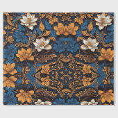Papier Cadeau Papier d'emballage motif javanais Batik (Plat)
