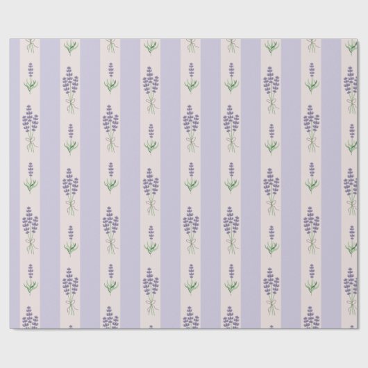 Papier Cadeau Papier d'emballage motif Lavender (Plat)