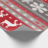Papier Cadeau papier d'emballage motif pour chandail de noël (Coin)