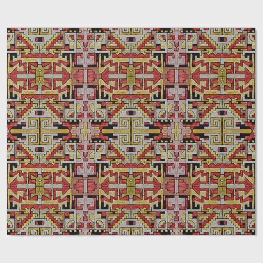 Papier Cadeau Papier d'emballage motif tribal (Plat)