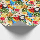Papier Cadeau Papier d'emballage motif tropical (Coin)