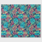 Papier Cadeau Papier d'emballage motif tropical (Plat)