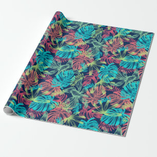 Papier Cadeau Papier d'emballage motif tropical