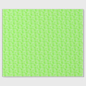 Papier Cadeau Papier d'emballage motif vert néon petit pixélisé (Plat)