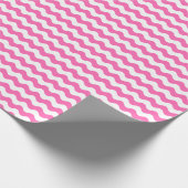 Papier Cadeau Papier d'emballage moyen rose et de blanc de (Coin)