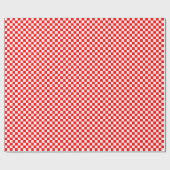 Papier Cadeau Papier d'emballage moyen rouge et de blanc de (Plat)