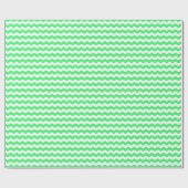 Papier Cadeau Papier d'emballage moyen vert clair et de blanc de (Plat)