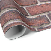 Papier Cadeau papier d'emballage mural en brique (Coin rond)