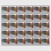 Papier Cadeau Papier d'emballage NEWS SNOW FALL (Plat)