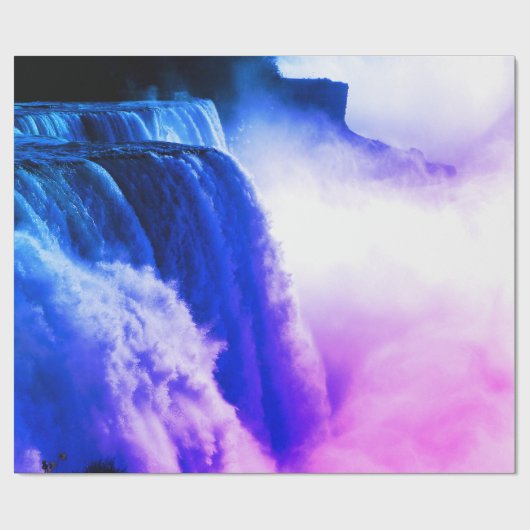 Papier Cadeau Papier d'emballage Niagara Falls (Plat)