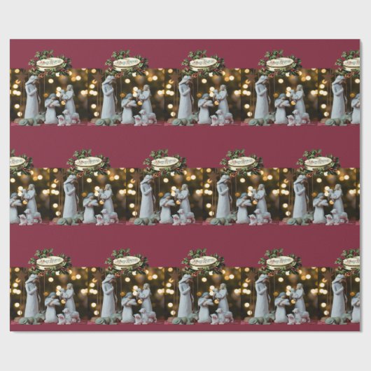 Papier Cadeau Papier d'emballage Noël (Plat)