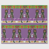 Papier Cadeau Papier d'emballage Noël (Plat)