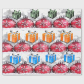 Papier Cadeau Papier d'emballage Noël (Plat)