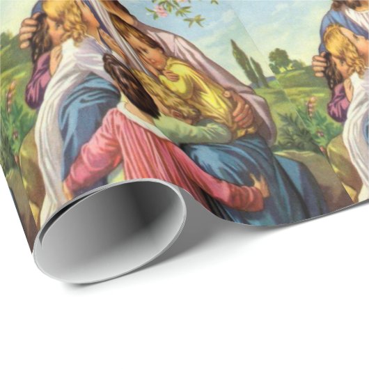 Papier Cadeau Papier d'emballage Noël (Coin rond)