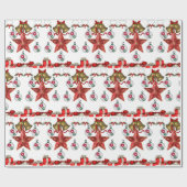 Papier Cadeau Papier d'emballage Noël (Plat)