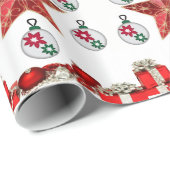 Papier Cadeau Papier d'emballage Noël (Coin rond)