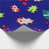 Papier Cadeau Papier d'emballage Noël et Holly (Coin)