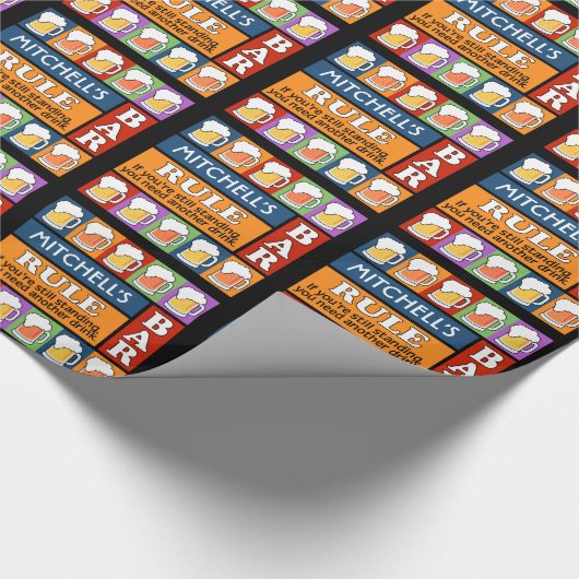 Papier Cadeau Papier d'emballage NOMMÉ FAIT SUR COMMANDE d'art (Coin)