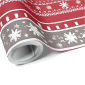 Papier Cadeau papier d'emballage normalisé de noël (Coin rond)