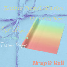 Papier d'emballage Ombre Teintes Pastel