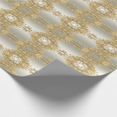 Papier Cadeau Papier d'emballage orné d'or (Coin)
