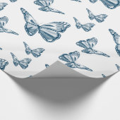 Papier Cadeau Papier d'emballage Papier papillon (Coin)