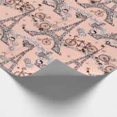 Papier Cadeau Papier d'emballage Paris (Coin)