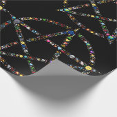 Papier Cadeau papier d'emballage pentagramme wicca (Coin)