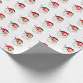 Papier Cadeau Papier d'emballage Père Noël joyeux (Coin)