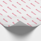 Papier Cadeau Papier d'emballage personnalisé (Coin)