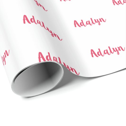 Papier Cadeau Papier d'emballage personnalisé (Coin rond)