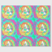 Papier Cadeau Papier d'emballage personnalisé de teinture (Plat)