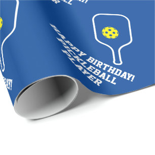 Papier Cadeau Papier d'emballage personnalisé du joueur de tenni